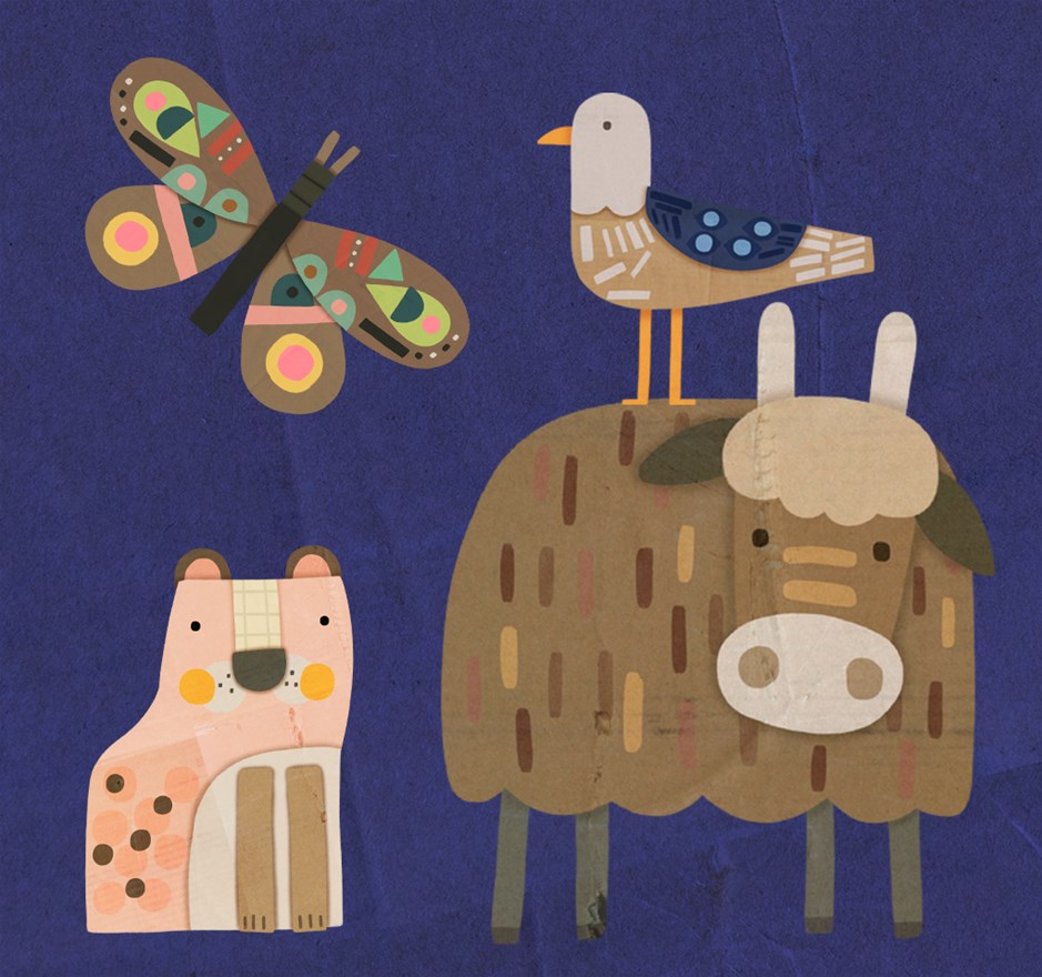 Maxi Kunstclub: Gezellige kleurige beesten